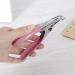 UNbit Nail Clipper Professional Multicolor Purple Stainless Steel Edge Nail Clipper Manicure UV Gel False Tips Nail Cutter - Buy Online on GoSupps.com