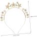 Wedding Hair Accessories Crown Headbands Wedding Accessories for Brides Gold Accessories for Women Star Headband Birthday Accessories for Women Rhinestones Goddess Zinc Alloy - Buy Online on GoSupps.com