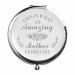 Birthday Gifts for Mom from Daughter  Mother's Day Present for Mom  Travel Makeup Mirror for Mom  1X/2X Magnifying Compact Mirror  Best Mom Gifts from Son  Sentimental Gifts for Mothers Day Metal