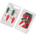 Christmas False Nails Thin Full Wrap Colourfast Pattern Fake Nails 30pcs for Christmas Holiday (0070 LJ04) - Buy Online on GoSupps.com