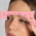 Eyebrow Stencils | Eye Liner Guide for Eye Brows Eyebrow Shaping Ruler Eye Makeup Aid Brow Measuring Tool for Beginners Eye Liner Eyelash Eyebrow Pink - Buy Online on GoSupps.com