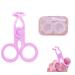 Eye Opener for Contacts Pink Contact Lens Tweezers Applicator Kit with Case Travel Tool Wearing Aids Set for Easy Insertion/Removal of Lenses Eyelid Helpers Tweezers Storage Tray