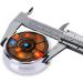 Flaming Flywheel Round Pill Box - 3 Compartment Organizer for Travel Purse & Pocket - Buy Online on GoSupps.com