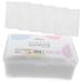 Housoutil 1000pcs 1 Box Disposable Face Pads Make up Gauze Pads Facial Puff Cleaning Face Towel Makeup Accessories Non Woven Gauze Pad Toallitas para Limpiar Sponge Cotton Pad Thicken White