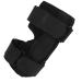Knee Braces & Support Sleeves Seamless Detachable Foldable with Silicone Cushion for Basketball Running & Football (XL) - Black - Buy Online on GoSupps.com