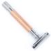 Parker 56R Heavyweight Rose Gold Safety Razor - Eco-Friendly Double Edge Razor with 5 Premium Platinum Blades - Buy Online on GoSupps.com