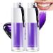Purple Teeth Whitening Mouthwash, Color Corrector, Purple Toothpaste for Teeth Whitening, Tooth Stain Removal, Purple Toothpaste (2pcs)