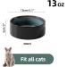 Havniva Ceramic Raised Cat Bowl Set - 400ml (13oz) 2 x Starry Sky | Cat Food & Water Dish with Stand for Kitty Feeder - Buy Online on GoSupps.com