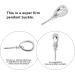 PandaHall 100pcs Platinum Brass Pearl Bail Peg Pendants Charm Connector for Jewelry Making - Buy Online on GoSupps.com