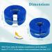 Heel Protector for Pressure Sores | Foot Elevation Pillow | Ankle Protector Wedge Cushion | Bed Sores Support Pillow for Sleeping | Medium Size 1 PCS - Buy Online on GoSupps.com
