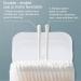 400 Organic Cotton Baby Safety Swabs - Large Tip 2 Packs for Newborns & Children | Gentle & Safe Ear Cleaning - Buy Online on GoSupps.com