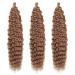 DSoar 26 Inch 3 Packs Deep Twist Crochet Hair - Ocean Wave Curly Bohemian Braids & Synthetic Hair Extensions for Women | 27# - Buy Online on GoSupps.com