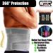 NEZIH Adjustable Lumbar Back Belt - Large | Pain Relief for Lower Back | International Shipping Available - Buy Online on GoSupps.com