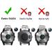 Notocity 26mm Soft Silicone Watch Strap for Fenix 5X/Fenix 6X/Fenix 7X - Black - Buy Online on GoSupps.com