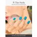 ohora Semi Cured Gel Nail Strips - N Tint Soda Blue | Salon-Quality Long Lasting Easy Application | Compatible with UV/LED Nail Lamps - Includes Prep Pads & Nail File - Buy Online on GoSupps.com
