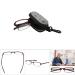 Portable Foldable Reading Glasses for Presbyopia Light & Stylish - 1.0 Red | Fatigue Relief | International Shipping - Buy Online on GoSupps.com