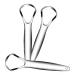 Tongue scraper 3 pieces tongue scraper made of metal stainless steel bad breath in seconds dishwasher natural (silver unit size) Silver size