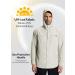 Baleaf Men's UPF 50+ Hoodie Sun Shirt SPF Long Sleeve Quick Dry UV Protection - Oatmeal, X-Large - Buy Online on GoSupps.com