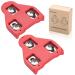 Etercycle Bike Cleats Compatible with Look Delta (9 Degree Float) - Indoor Cycling & Road Bike Bicycle Cleat - Compatible with Peloton Shoes