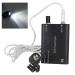 LED Dental Head Light Portable Headlight Headlamp Headlight for Dental Surgical Medical Binocular Loupes (BLACK)