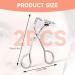 2 Pack Mini Eyelash Curler - Professional Silicone Makeup Tool for All Lash Shapes | No Pinching Dramatic Look - Buy Online on GoSupps.com