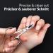 Marqus Nail Scissors from Solingen - Straight Blade for Precise Fingernail & Toenail Cutting | Includes Protective Case - Buy Online on GoSupps.com