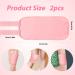 Reusable Castor Oil Packs for Knees - 2 Organic Cotton Wraps | Adjustable & Effective Pain Relief (Pink) - Buy Online on GoSupps.com