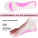 Bellcon Gel High Heel Insoles for Women - 3 Pairs Arch Support Shoe Inserts for Sandals - Pink, Blue, Polka-dot - Buy Online on GoSupps.com