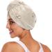 Hot Air Balloon Dry Hair Cap - 2 Piece Quick Drying Towel Set with Button Headband | Super Absorbent & Soft for Fast Drying - Buy Online on GoSupps.com