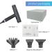 Professional Ionic Hair Dryer - High Speed 110 000 RPM Low Noise Portable with Temperature Control & Diffuser - Ideal for Home Travel & Salon - Buy Online on GoSupps.com