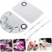 Buy Ipetboom 2 Stainless Steel Makeup Nail Art Tool Set | Professional Makeup Spatula & Manicure Accessories - International Shipping Available - Buy Online on GoSupps.com