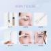 2-in-1 Eyebrow Trimmer and Facial Hair Removal for Women - Painless Hair Remover for Eyebrow, Lips, and Body - Silver - Buy Online on GoSupps.com