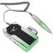 Electric Nail Drill Portable Rechargeable Polishing Speed Adjustable Nail Grinder Silver Green Gradient 40 000RPM with 6 Heads for Home Salon Use - Buy Online on GoSupps.com