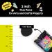 300 pcs 1 inch Black Pom Poms Balls in Reusable Zipper Bag - Arts and DIY Project Supplies - Buy Online on GoSupps.com