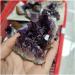Crystal Rough Stone Crafts Natural Amethyst Geode Quartz Cluster Crystal Specimen - Buy Online on GoSupps.com