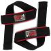 Gorilla Wear Padded Lifting Straps - black - Bodybuilding and fitness accessory Black/Red/White One size