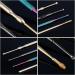 Stainless Steel Ear Cleaner Set - 4 Pcs Spiral Ear Picks for Earwax Removal - Assorted Colors - 12x0.5cm - 3 Sets - Buy Online on GoSupps.com