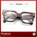 Trendy Oversized Blue Light Blocking Glasses for Men & Women - Big Square Frame Eyewear A1 Tortoise 63mm - Buy Online on GoSupps.com