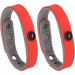 Anti-Static Wireless Silicone Sports Bracelet - 2 Pack Washable Red - Ideal for Active Lifestyle - Buy Online on GoSupps.com