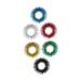 Kombiuda 6st massage rings for the fingers finger massage device Acupressure finger acupressure ring still toys feather finger massage children's toys massage roller small elementary school 2.8*2.8cm As shown