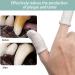 Fyfjur Dog Toothbrush Finger 10 Pcs Reusable Dog Finger Toothbrush Anti-Plaque Efficient Dog Teeth Cleaning Products for Dogs and Cats White - Buy Online on GoSupps.com
