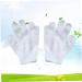 Exfoliant De Bain Cinq Doigts Blanc De Gommage Corps Unisexes Extensibles Doux Et Lavables Pour Douche Spa - Buy Online on GoSupps.com