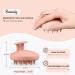 BuauSly Silicone Scalp Massager Brush for Hair Growth and Dandruff Treatment - Salmon Pink - Buy Online on GoSupps.com