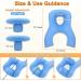 Face Down Pillow for Sleeping After Eye Surgery Head Positioning Prone Pillow for Massage Napping Tanning Pillow with Face Hole Doughnut Bed Cradle Cushion Detached Retina Vitrectomy Recovery Blue - Buy Online on GoSupps.com