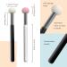 4 Pack Makeup Brushes Set - Foundation, Powder, Eyebrow, Concealer Applicator Brushes (Black+White) - Buy Online on GoSupps.com