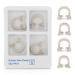 Agate 4 pieces of tooth matrices professional dam clamp barrier clips separate tooth terminals accessories for better mouth and dental status