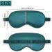 3-Piece Silk Sleep Mask Set | Soft Satin Eye Covers for Travel & Napping - Green Purple Black - Buy Online on GoSupps.com