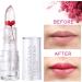 Jelly Flower Lipstick Temperature Change Lipstick Lipstick Moisturizing Color-Changing P6I2 Transparent Cup Non-Stick Lip pink 3.6 g (Pack of 1) - Buy Online on GoSupps.com