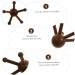 Beaupretty 1stk Hand Massager - Five Claws Scalp Massage Tool for Relaxation & Hair Care | Wooden Head Scraping Device - Buy Online on GoSupps.com