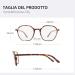 ZENOTTIC Blue Light Blocking Glasses - Hexagonal Eyewear for Men & Women | Anti Blue Ray Computer Glasses in Tortoise 0.0 x - Buy Online on GoSupps.com